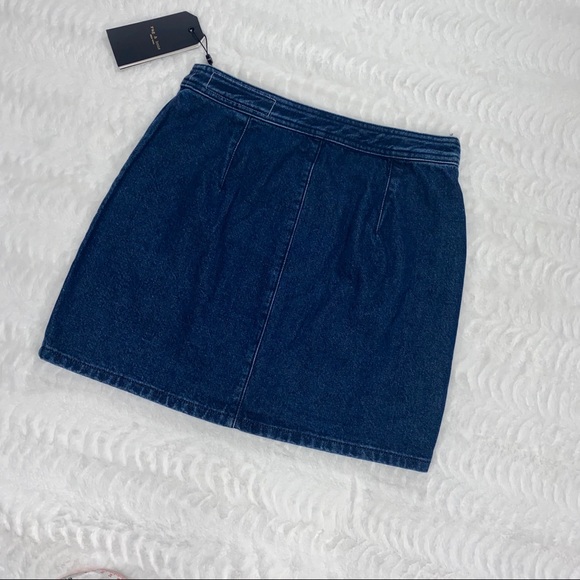 Rag & Bone Denim Mini Skirt NWT Size 27 - Picture 3 of 11